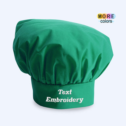 Personalized Embroidered Chef Hat, Custom Chef Hat, Adjustable Back Chef Hat, Add Your Name, Embroidered Chef Hat, Gift For Chef, Gift Chef