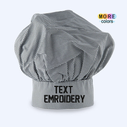 Personalized Embroidered Chef Hat, Custom Chef Hat, Adjustable Back Chef Hat, Add Your Name, Embroidered Chef Hat, Gift For Chef, Gift Chef