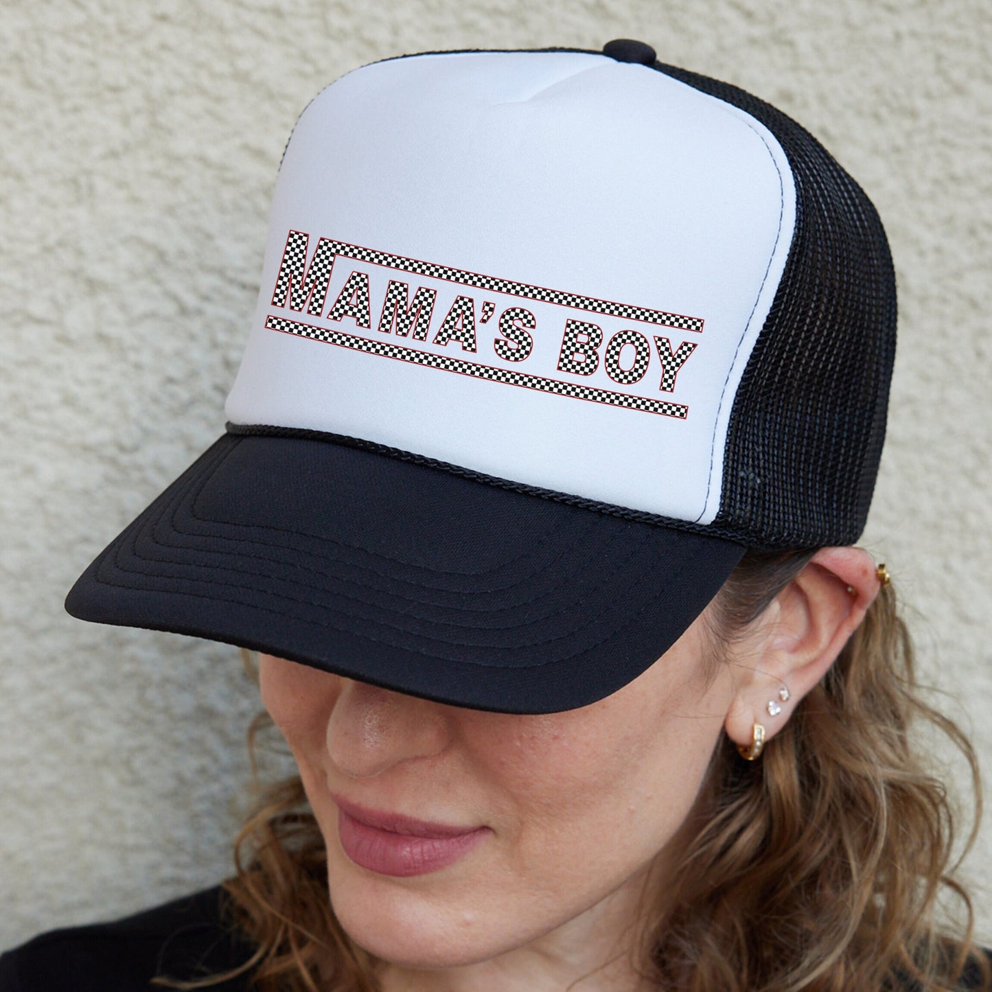 Mama's Boy Hat, Boy Mom Summer Hats, Mother's Day Gift, Hats For Moms, Trucker Caps, Mom Hat, Baseball Cap with Mesh Back