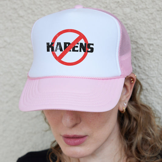 No Karens Trucker Hat, Karens Graphic Hat, Vintage Karen Hat, Womens Geek Hat, Funny Karen 5 Panel Hat, Humor Hat, Sarcastic Gifts