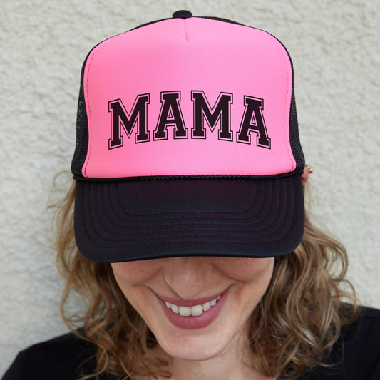 Mom Baseball Hat, Mama Trucker Hat, Mom Gift, Mommy Hat, Mother's Day Gift, Pregnancy Announcement Hat, Gift For Mom, New Mom Hat
