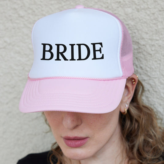 Bride Hats, Bachelorette Party Hats, Bridal Party Trucker Hats, Bride To Be Baseball Caps, 5 Panel Bride Hats, Wedding Gift