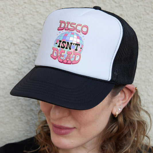 Disco Isn't Dead Hats, Vintage 70s Fashion Music Hats, Disco Hats, Women Party Baseball Hats, Music Lover Gift, 70's Vibes Hats, 1970's Hats