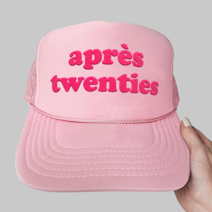 Apres Twenties Puff Print Trucker Hat, Apres Twenties Hat