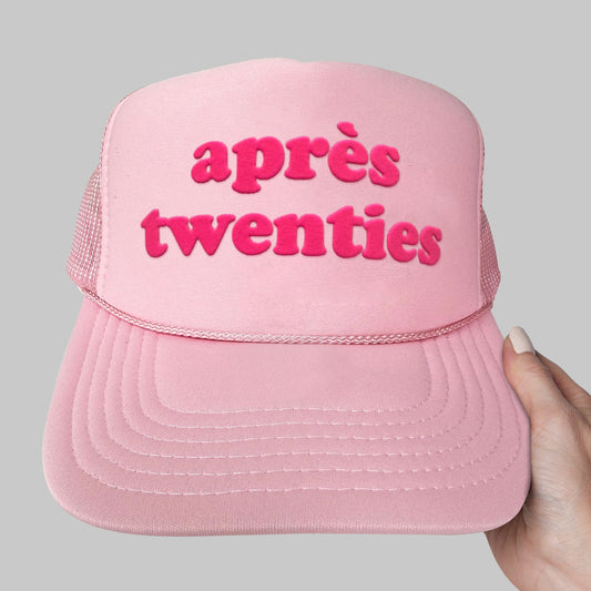 Apres Twenties Puff Print Trucker Hat, Apres Twenties Hat