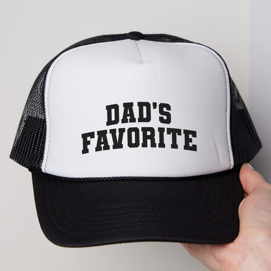 Dads Favorite Trucker Hat, Funny Favorite Sibling Trucker Hat, Favorite Kid Trucker Hat, Funny Daughter Gifts, Favorite Son