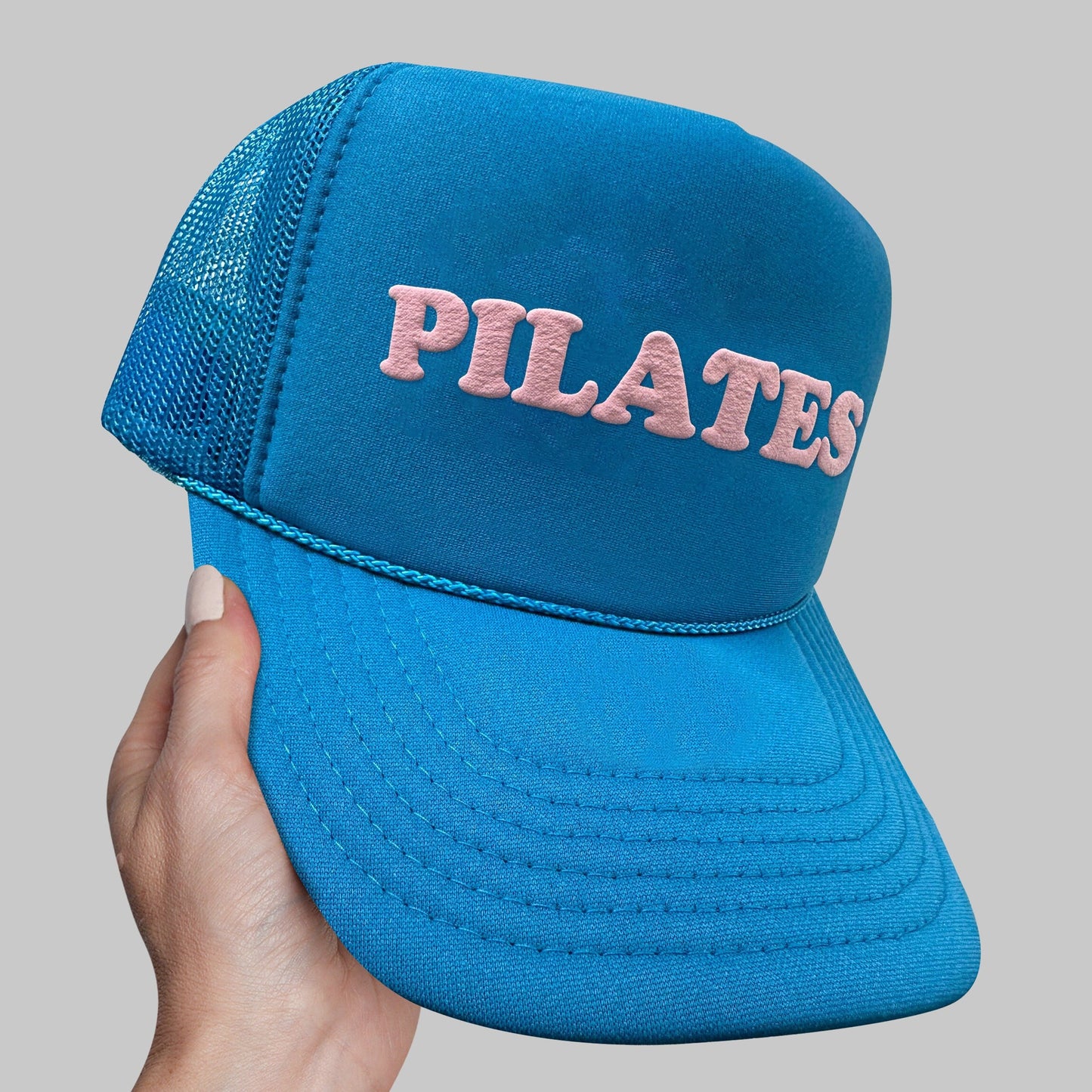 Pilates Puff Print Trucker Hat, Pilates Cap, Pilates Hat